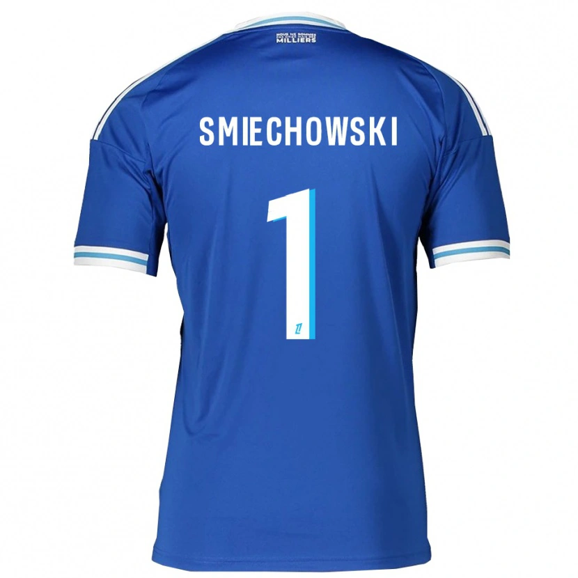 Danxen Dzieci Artur Smiechowski #1 Niebiesko-Biały Domowa Koszulka 2025/26 Koszulki Klubowe