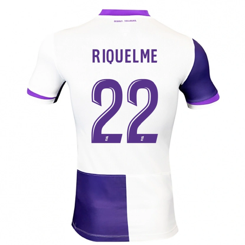Danxen Dzieci Laura Riquelme #22 Fioletowo-Biały Domowa Koszulka 2025/26 Koszulki Klubowe