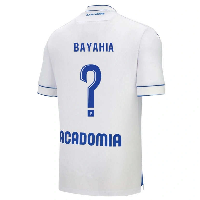 Danxen Dzieci Myriam Bayahia #0 Biało-Niebieski Domowa Koszulka 2025/26 Koszulki Klubowe