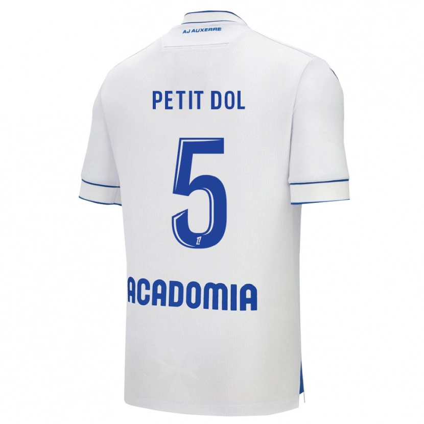 Danxen Dzieci Alvin Petit Dol #5 Biało-Niebieski Domowa Koszulka 2025/26 Koszulki Klubowe