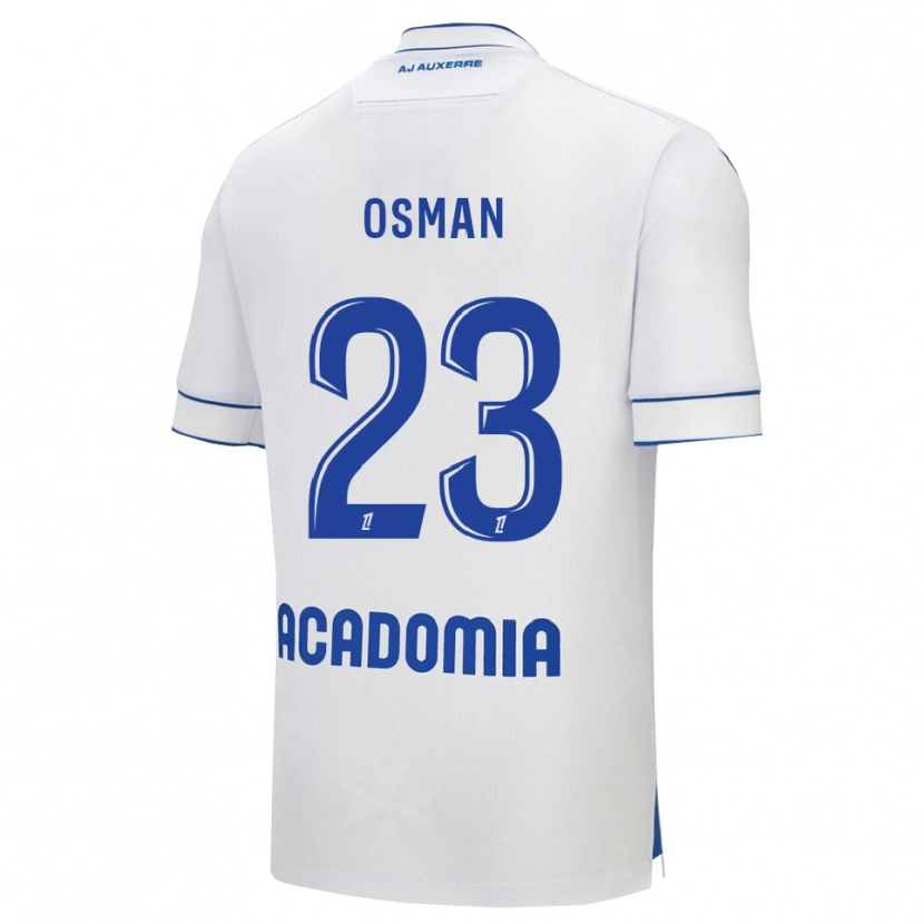 Danxen Dzieci Ibrahim Osman #23 Biało-Niebieski Domowa Koszulka 2025/26 Koszulki Klubowe