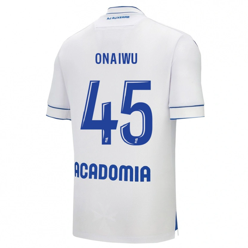 Danxen Dzieci Ado Onaiwu #45 Biało-Niebieski Domowa Koszulka 2025/26 Koszulki Klubowe