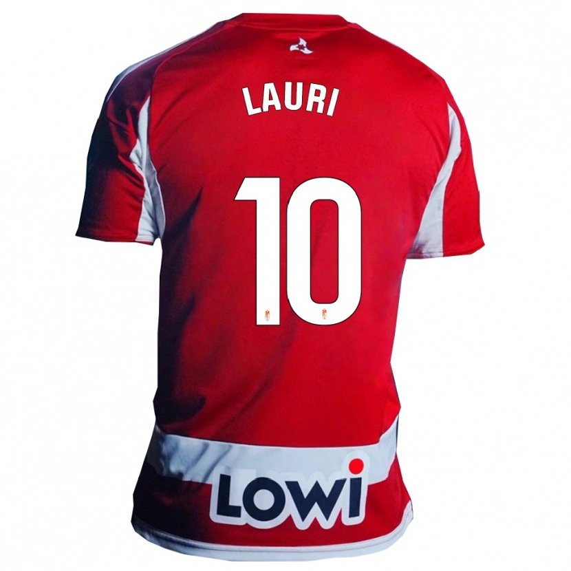 Danxen Dzieci Laura Requena Sánchez #10 Czerwono-Biały Domowa Koszulka 2025/26 Koszulki Klubowe