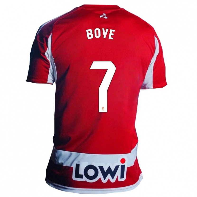 Danxen Dzieci Lucas Boyé #7 Czerwono-Biały Domowa Koszulka 2025/26 Koszulki Klubowe