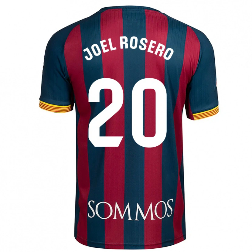 Danxen Dzieci Alexis Joel Rosero #20 Granatowo-Czerwony Domowa Koszulka 2025/26 Koszulki Klubowe