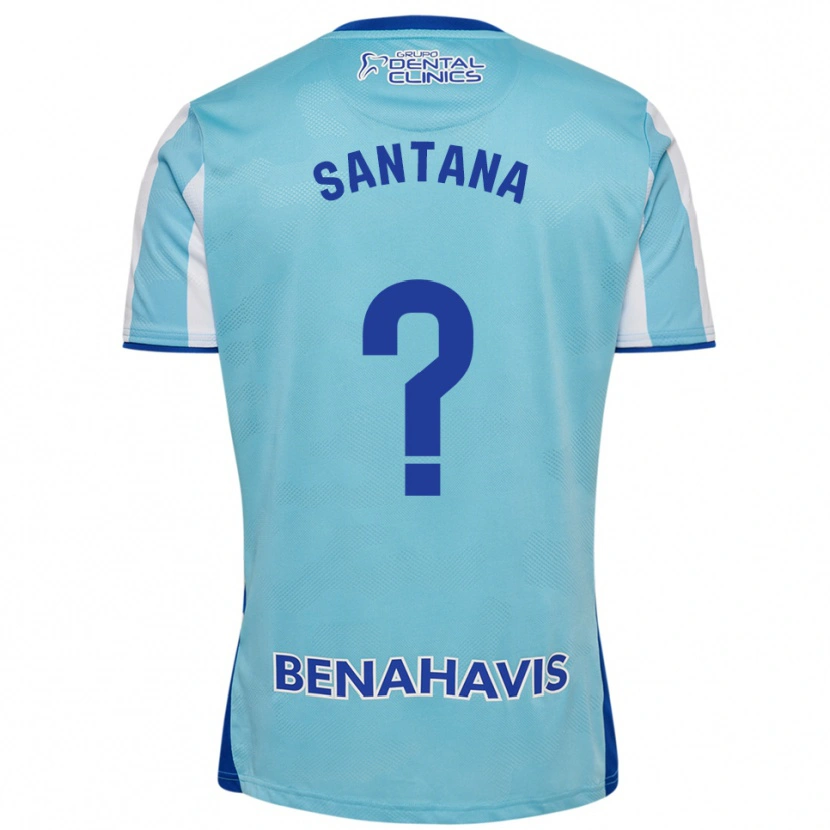 Danxen Dzieci Vinícius Santana #0 Błękitno-Biały Domowa Koszulka 2025/26 Koszulki Klubowe