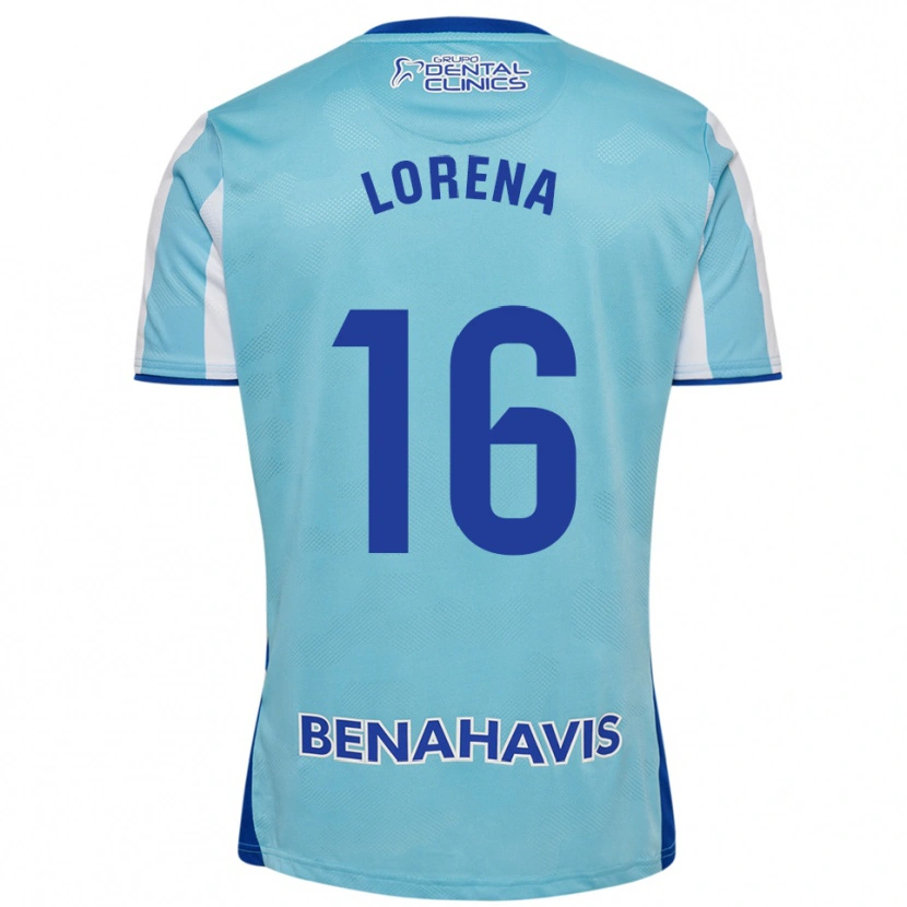 Danxen Dzieci Lorena Herrera De Miguel #16 Błękitno-Biały Domowa Koszulka 2025/26 Koszulki Klubowe
