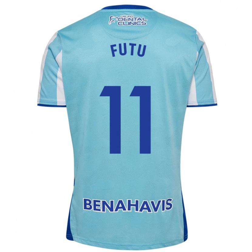 Danxen Dzieci Mirian Córdoba Álvarez #11 Błękitno-Biały Domowa Koszulka 2025/26 Koszulki Klubowe