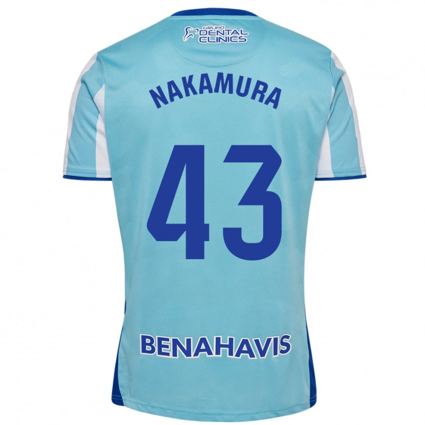 Danxen Dzieci Mare Nakamura #43 Błękitno-Biały Domowa Koszulka 2025/26 Koszulki Klubowe