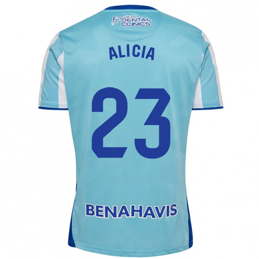 Danxen Dzieci Alicia Martínez Quiles #23 Błękitno-Biały Domowa Koszulka 2025/26 Koszulki Klubowe