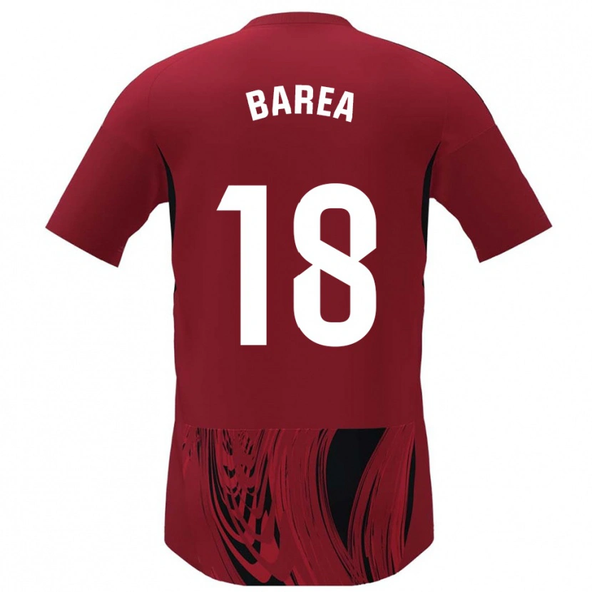 Danxen Dzieci Ismael Barea #18 Czerwono-Czarny Domowa Koszulka 2025/26 Koszulki Klubowe
