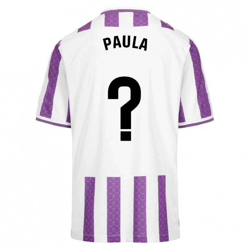 Danxen Dzieci Paula Rodríguez Mallafre #0 Fioletowo-Biały Domowa Koszulka 2025/26 Koszulki Klubowe