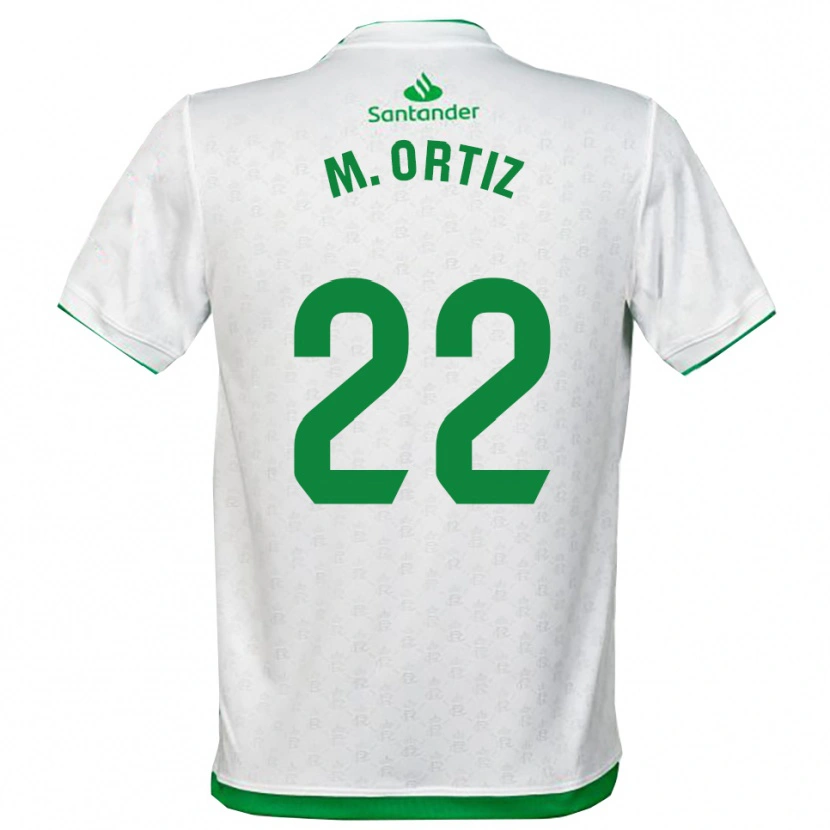Danxen Dzieci María Ortiz Heras #22 Zielono-Biały Domowa Koszulka 2025/26 Koszulki Klubowe