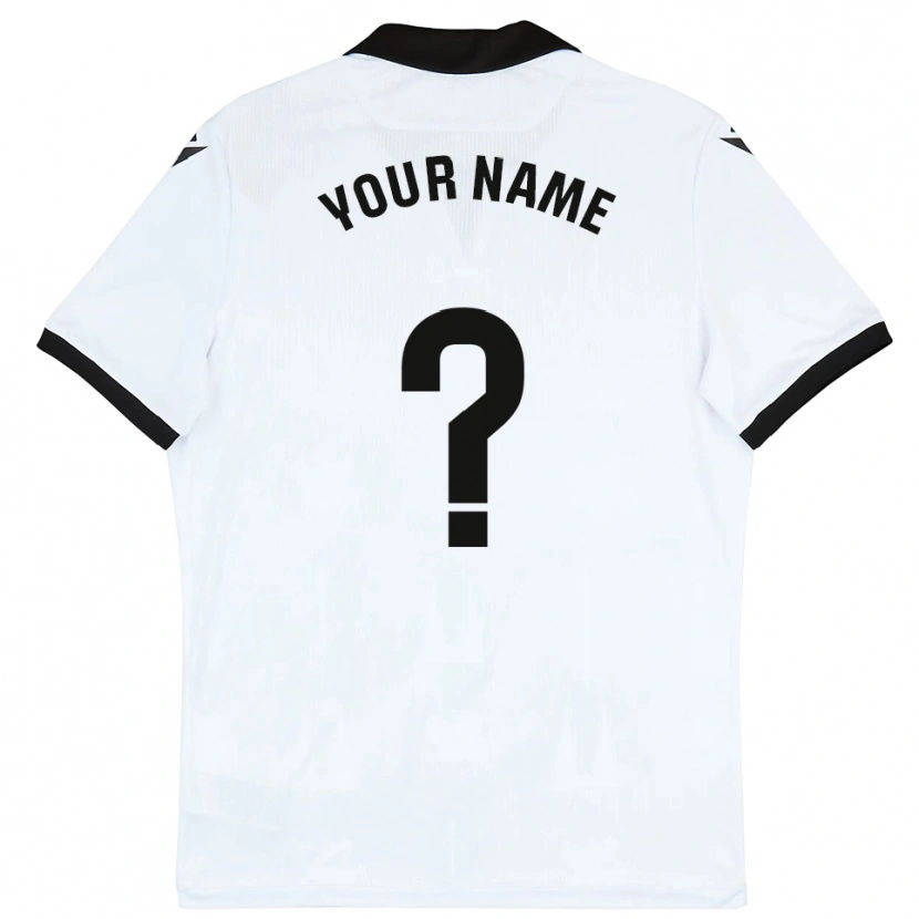 Danxen Dzieci Twoje Imię #0 Biało-Czarny Domowa Koszulka 2025/26 Koszulki Klubowe
