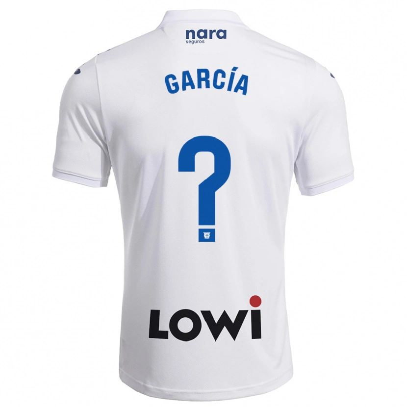 Danxen Dzieci Sergio García #0 Biało-Granatowy Domowa Koszulka 2025/26 Koszulki Klubowe