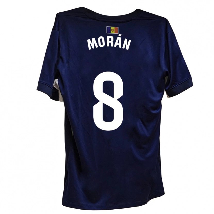 Danxen Dzieci Erik Morán #8 Granatowo-Biały Domowa Koszulka 2025/26 Koszulki Klubowe
