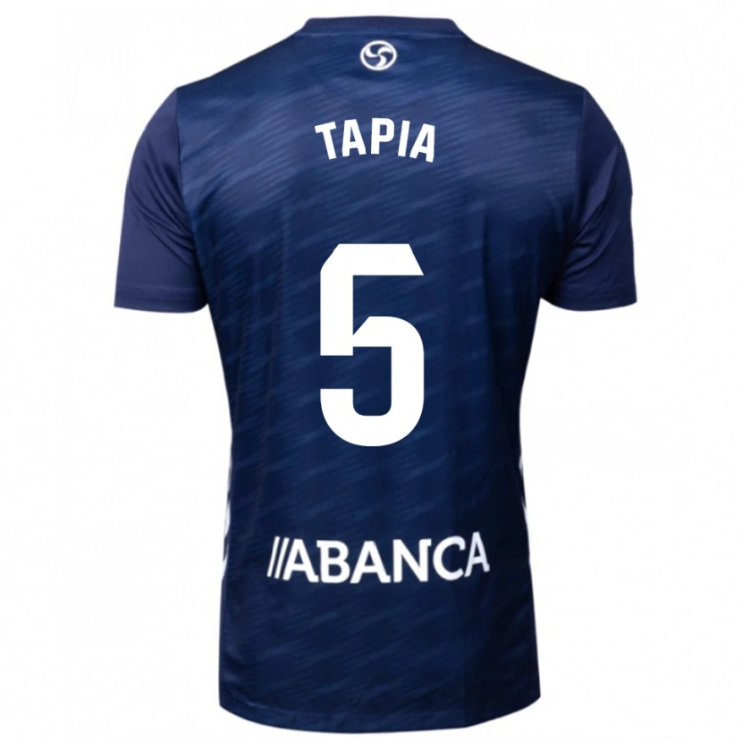 Danxen Dzieci Renato Tapia #5 Granatowo-Biały Wyjazdowa Koszulka 2025/26 Koszulki Klubowe