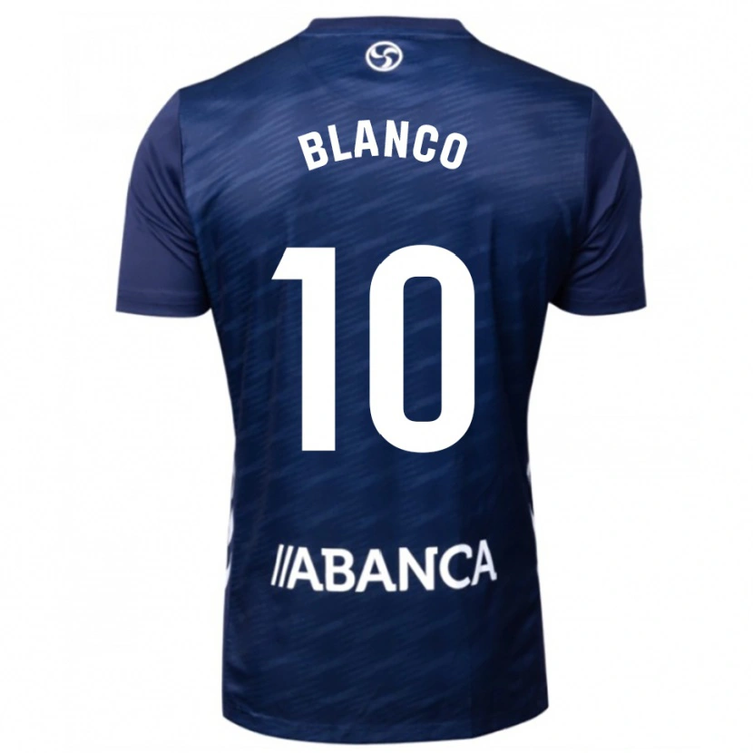Danxen Dzieci Raul Blanco #10 Granatowo-Biały Wyjazdowa Koszulka 2025/26 Koszulki Klubowe