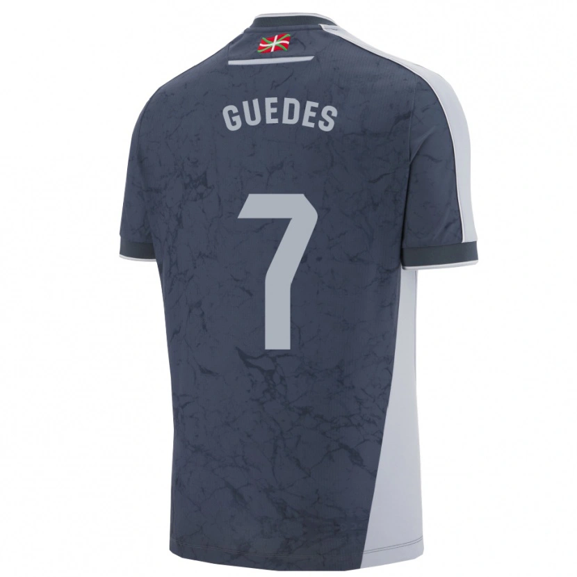 Danxen Dzieci Gonçalo Guedes #7 Ciemnoniebiesko-Biały Wyjazdowa Koszulka 2025/26 Koszulki Klubowe