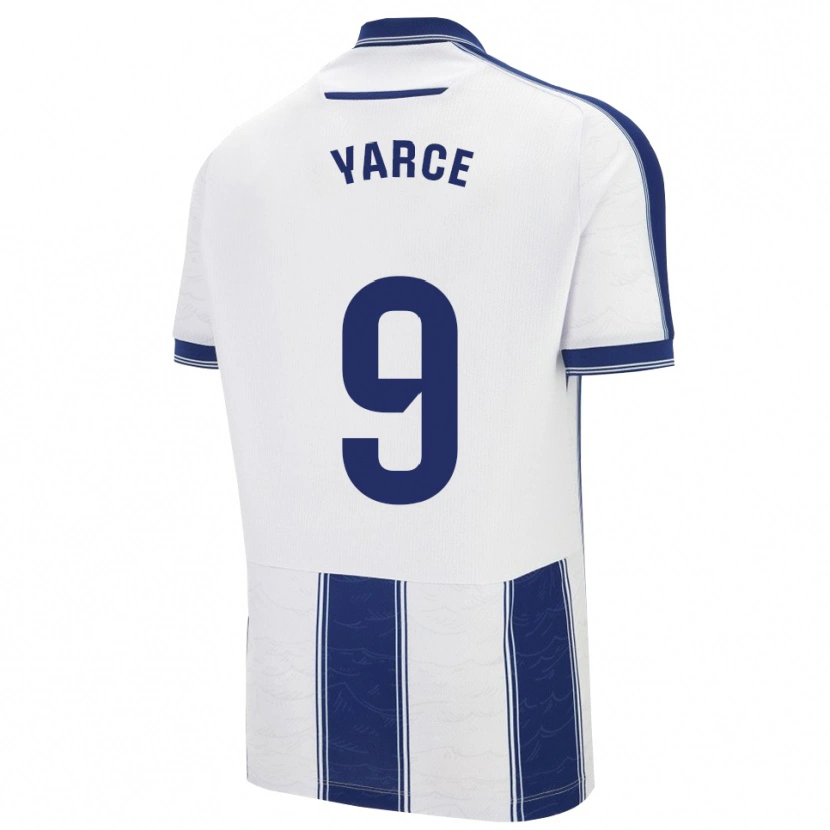 Danxen Dzieci Brandon Yarce #9 Granatowo-Biały Wyjazdowa Koszulka 2025/26 Koszulki Klubowe