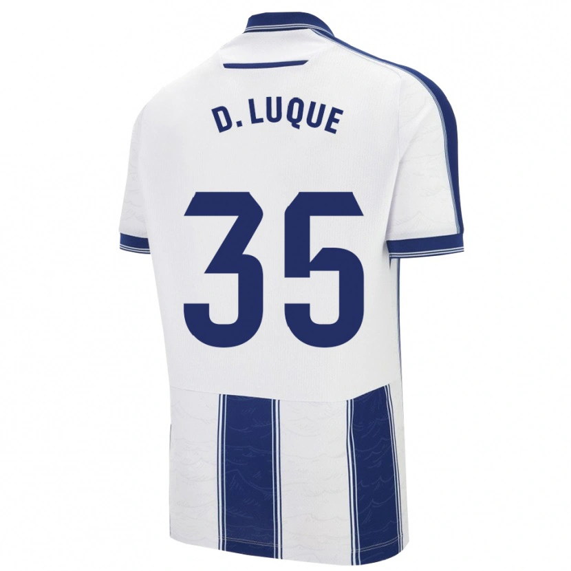 Danxen Dzieci Daniela Luque Fernández #35 Granatowo-Biały Wyjazdowa Koszulka 2025/26 Koszulki Klubowe