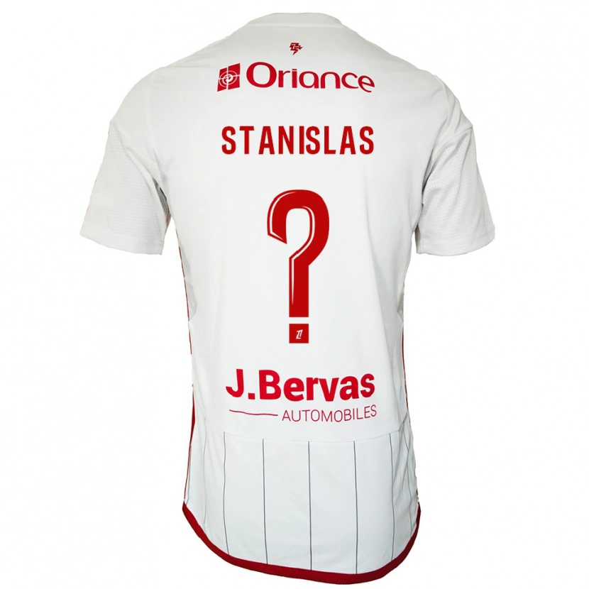 Danxen Dzieci Lohys Stanislas #0 Biało-Czerwony Wyjazdowa Koszulka 2025/26 Koszulki Klubowe
