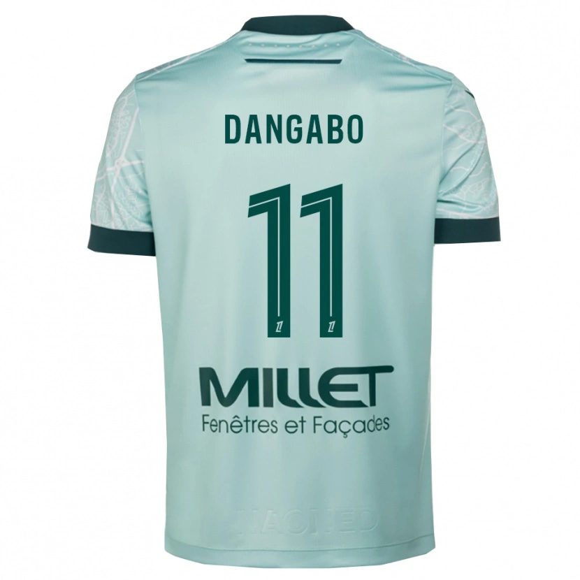 Danxen Dzieci Hamissou Dangabo #11 Zielono-Biały Wyjazdowa Koszulka 2025/26 Koszulki Klubowe