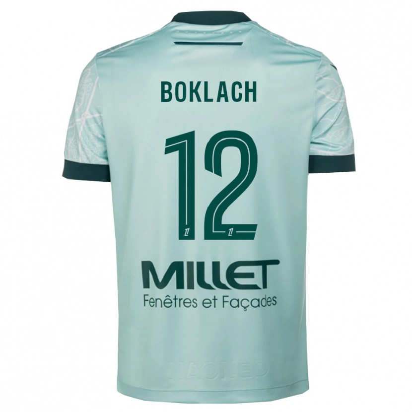 Danxen Dzieci Kateryna Boklach #12 Zielono-Biały Wyjazdowa Koszulka 2025/26 Koszulki Klubowe