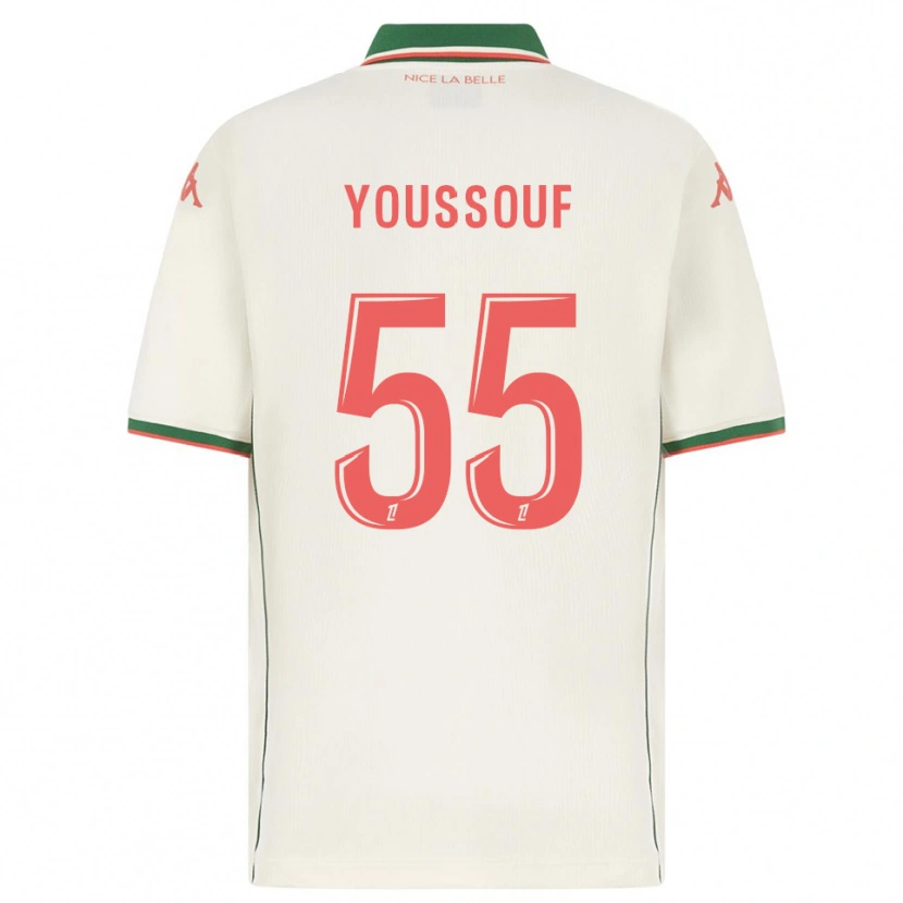 Danxen Dzieci Youssouf Ndayishimiye #55 Biało-Zielony Wyjazdowa Koszulka 2025/26 Koszulki Klubowe