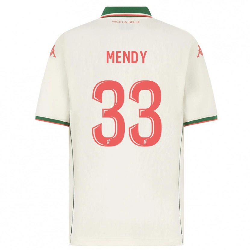 Danxen Dzieci Antoine Mendy #33 Biało-Zielony Wyjazdowa Koszulka 2025/26 Koszulki Klubowe
