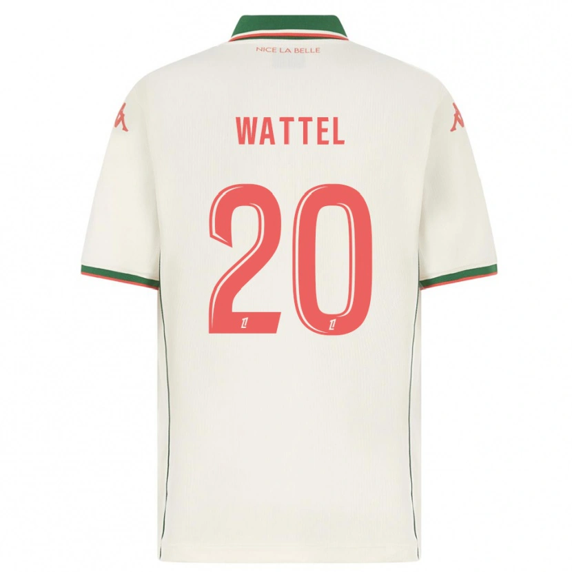 Danxen Dzieci Sami Wattel #20 Biało-Zielony Wyjazdowa Koszulka 2025/26 Koszulki Klubowe