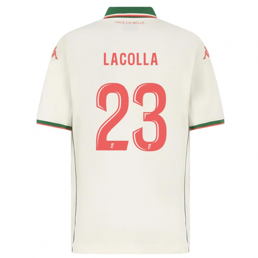 Danxen Dzieci Mellie Lacolla #23 Biało-Zielony Wyjazdowa Koszulka 2025/26 Koszulki Klubowe