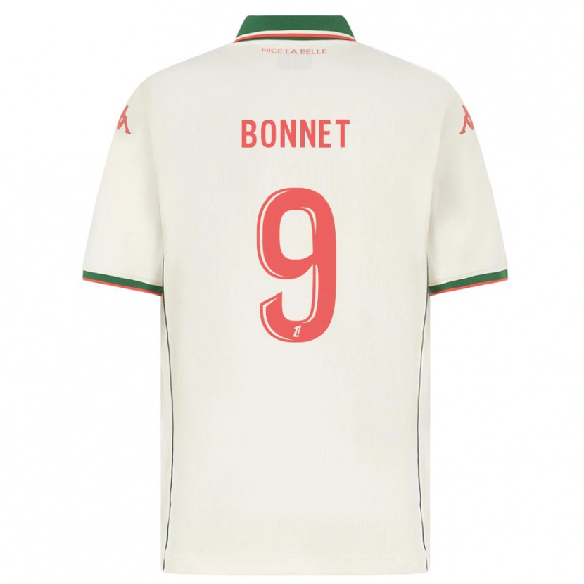 Danxen Dzieci Thomas Bonnet #9 Biało-Zielony Wyjazdowa Koszulka 2025/26 Koszulki Klubowe
