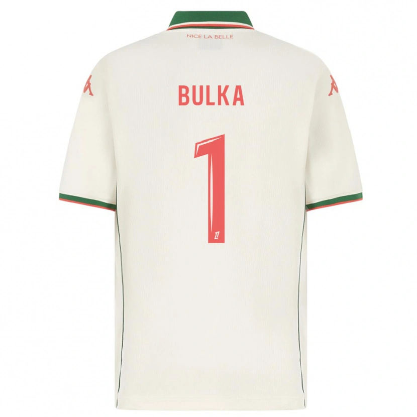 Danxen Dzieci Marcin Bulka #1 Biało-Zielony Wyjazdowa Koszulka 2025/26 Koszulki Klubowe