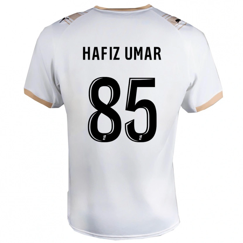 Danxen Dzieci Ibrahim Hafiz Umar #85 Biało-Czarny Wyjazdowa Koszulka 2025/26 Koszulki Klubowe