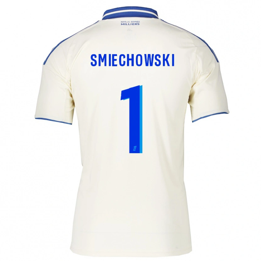 Danxen Dzieci Artur Smiechowski #1 Szampańsko-Niebieski Wyjazdowa Koszulka 2025/26 Koszulki Klubowe