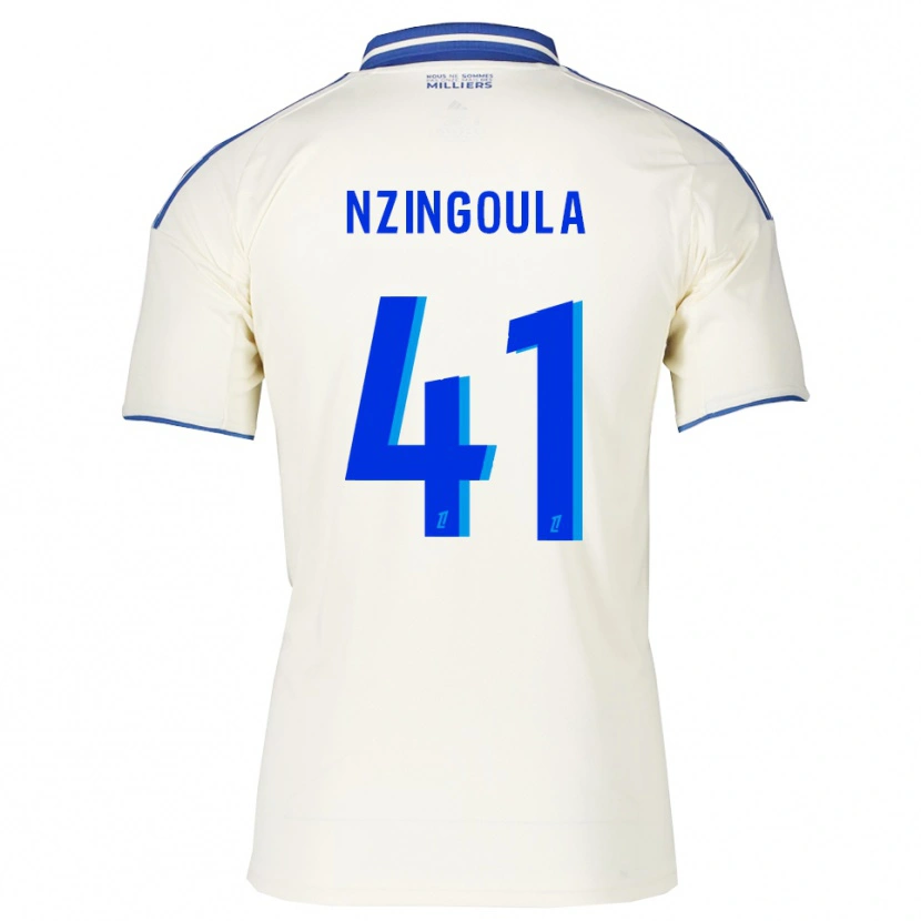 Danxen Dzieci Rabby Nzingoula #41 Szampańsko-Niebieski Wyjazdowa Koszulka 2025/26 Koszulki Klubowe