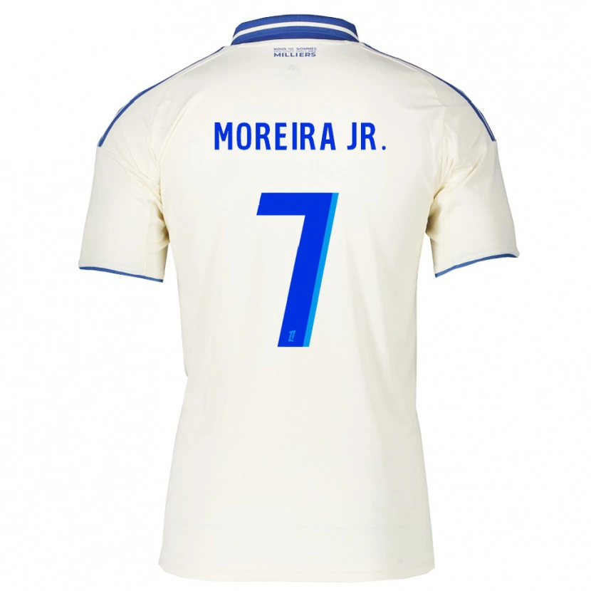 Danxen Dzieci Diego Moreira #7 Szampańsko-Niebieski Wyjazdowa Koszulka 2025/26 Koszulki Klubowe