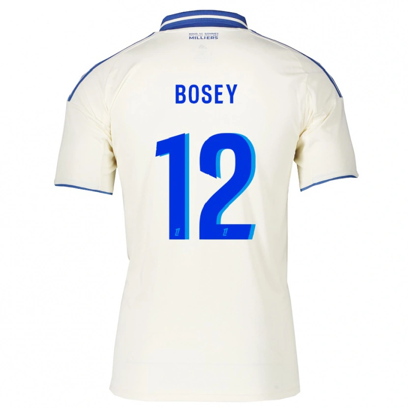 Danxen Dzieci Jean-Baptiste Bosey #12 Szampańsko-Niebieski Wyjazdowa Koszulka 2025/26 Koszulki Klubowe