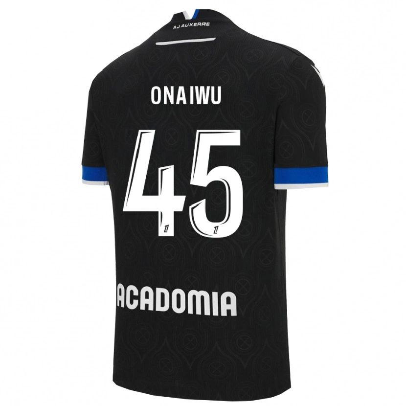 Danxen Dzieci Ado Onaiwu #45 Czarno-Biały Wyjazdowa Koszulka 2025/26 Koszulki Klubowe