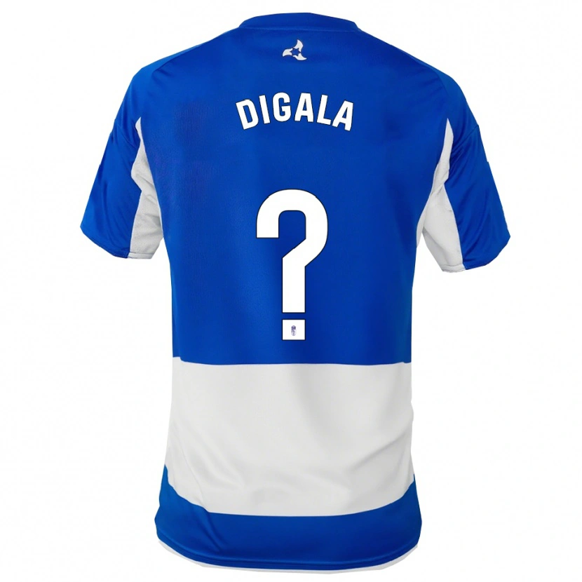 Danxen Dzieci Gonzaldo Digala #0 Niebiesko-Biały Wyjazdowa Koszulka 2025/26 Koszulki Klubowe