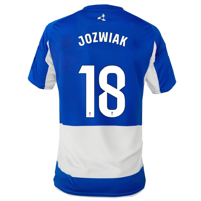 Danxen Dzieci Kamil Józwiak #18 Niebiesko-Biały Wyjazdowa Koszulka 2025/26 Koszulki Klubowe