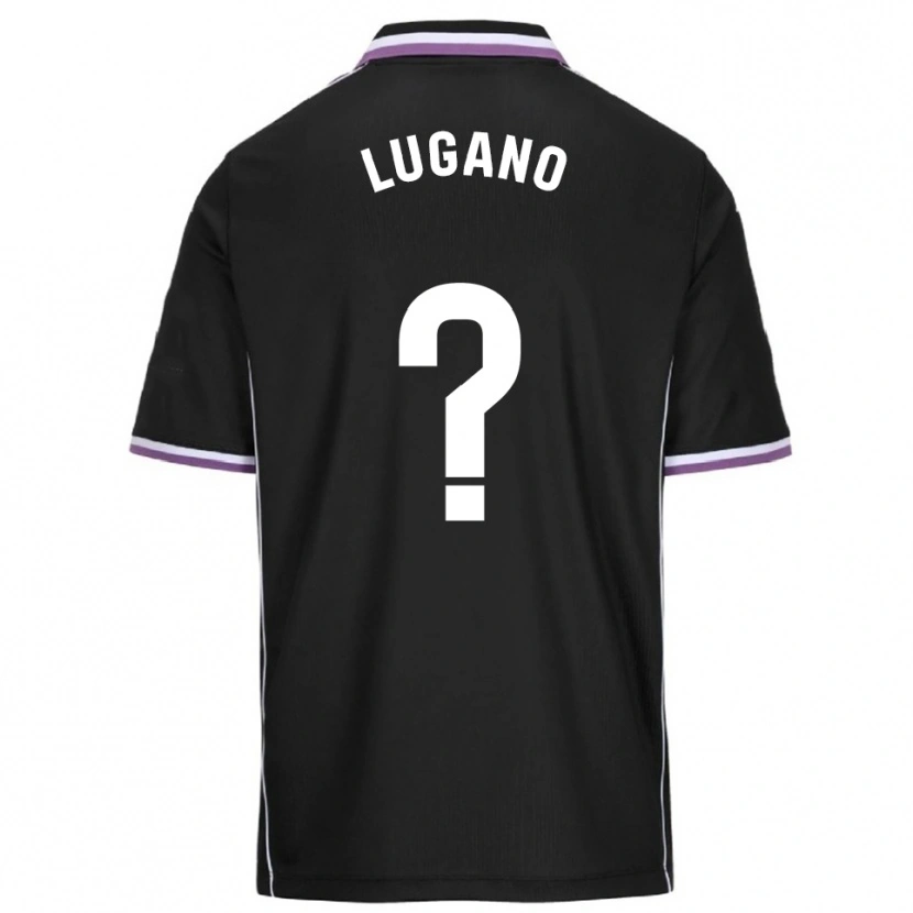 Danxen Dzieci Thiago Lugano #0 Fioletowo-Czarny Wyjazdowa Koszulka 2025/26 Koszulki Klubowe