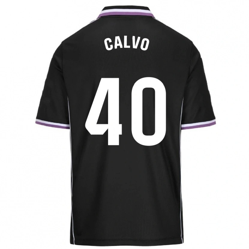 Danxen Dzieci Hugo Calvo #40 Fioletowo-Czarny Wyjazdowa Koszulka 2025/26 Koszulki Klubowe
