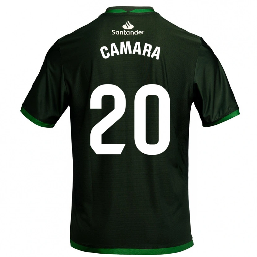 Danxen Dzieci Suleiman Camara #20 Ciemnozielony Wyjazdowa Koszulka 2025/26 Koszulki Klubowe