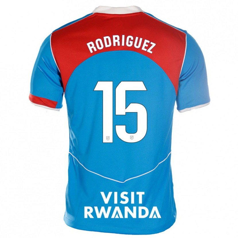 Danxen Dzieci Cinta Rodríguez #15 Niebiesko-Biały Trzeci Komplet Koszulka 2025/26 Koszulki Klubowe