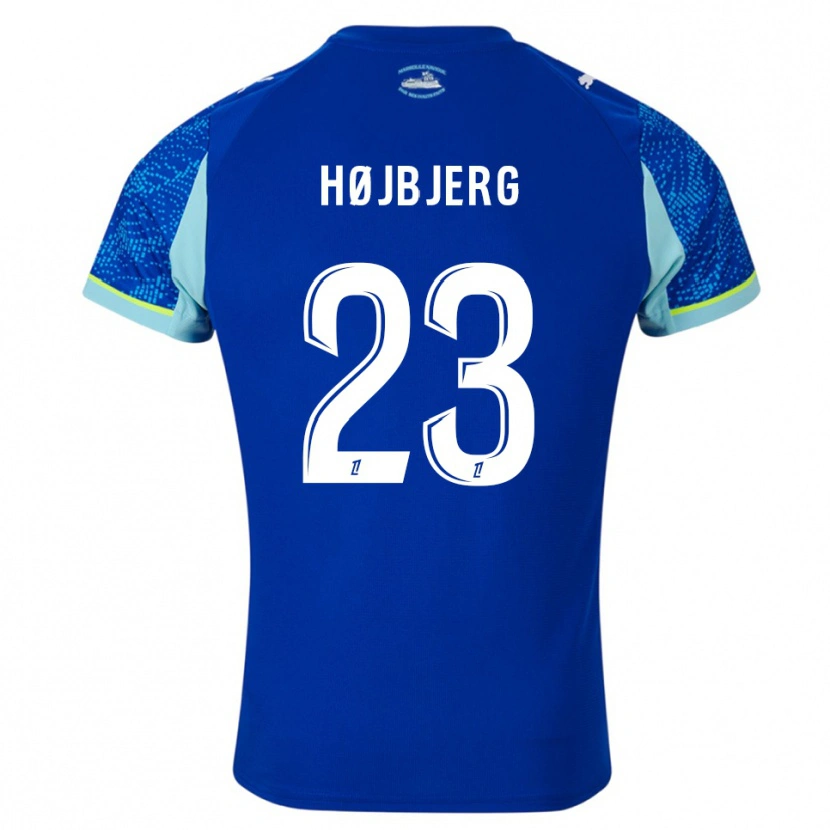 Danxen Dzieci Pierre-Emile Højbjerg #23 Błękitno-Biały Trzeci Komplet Koszulka 2025/26 Koszulki Klubowe