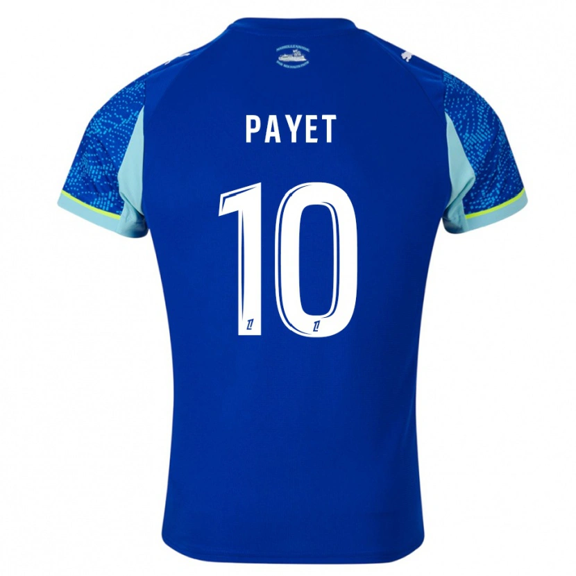 Danxen Dzieci Dimitri Payet #10 Błękitno-Biały Trzeci Komplet Koszulka 2025/26 Koszulki Klubowe