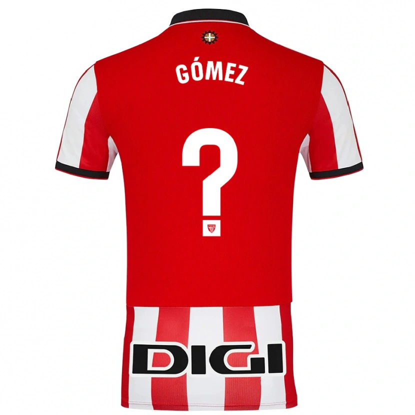 Danxen Męski Xabi Gómez #0 Czerwono-Biały Domowa Koszulka 2025/26 Koszulki Klubowe