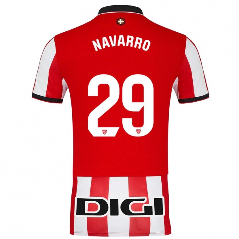 Danxen Męski Robert Navarro #29 Czerwono-Biały Domowa Koszulka 2025/26 Koszulki Klubowe